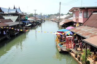 不一样的人文风土 泰国水上市场